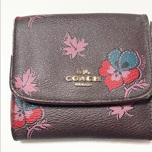 Coach Wallet Floral Print